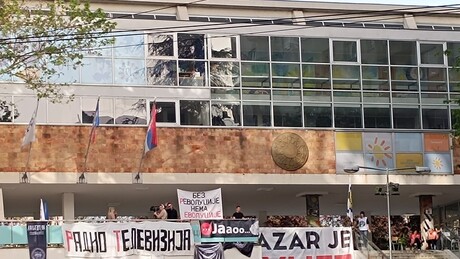 Blokada RTS - 11. dan: Program iz prošlosti, osim Dnevnika sadašnjosti