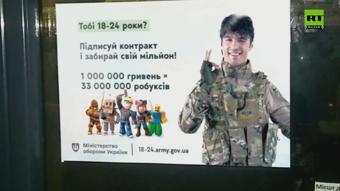 Pare, ajfoni, čizburgeri: Kako Ukrajina vrbuje omladinu za rat (VIDEO)