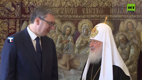 Vučić uručio orden patrijarhu Kirilu (VIDEO)