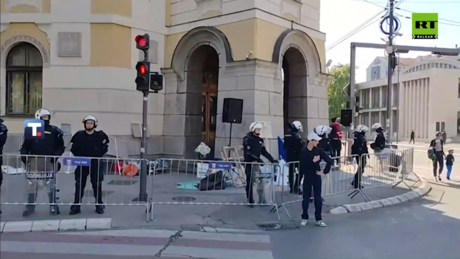 Završena blokada sudova u Nišu: Studenti se povukli (VIDEO)