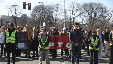 Završen protest studenata u blokadi u Beogradu: Traže vanredne izbore