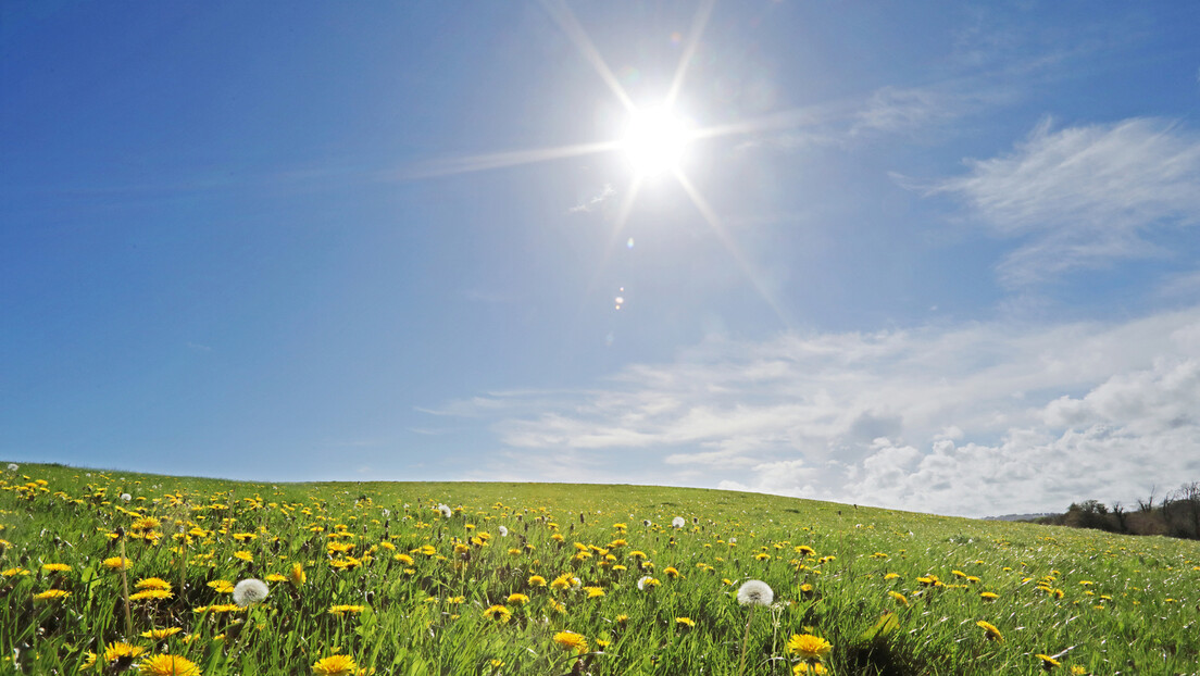 Sunčano i toplo: Temperatura do 30 stepeni