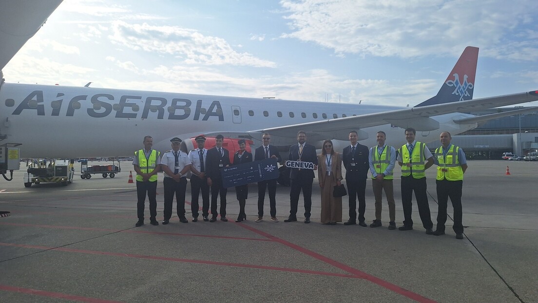 "Er Srbija" od danas leti direktno za Ženevu: Četiri leta nedeljno tokom jula i avgusta