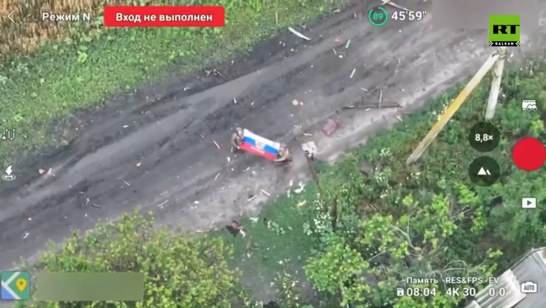 Ruska zastava vijori se u još jednom mestu: Oslobođena Červona Zirka u DNR (VIDEO)