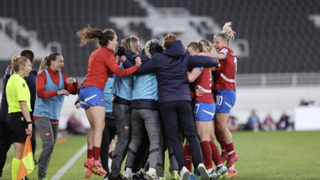 Istorijsko veče za srpske dame, reprezentacija Srbije u A Ligi nacija