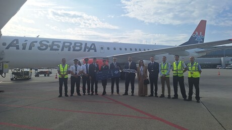 "Er Srbija" od danas leti direktno za Ženevu: Četiri leta nedeljno tokom jula i avgusta