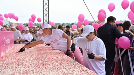 Torta za rekord: U Irkutsku napravljen voćni dezert težak nešto više od 2 tone
