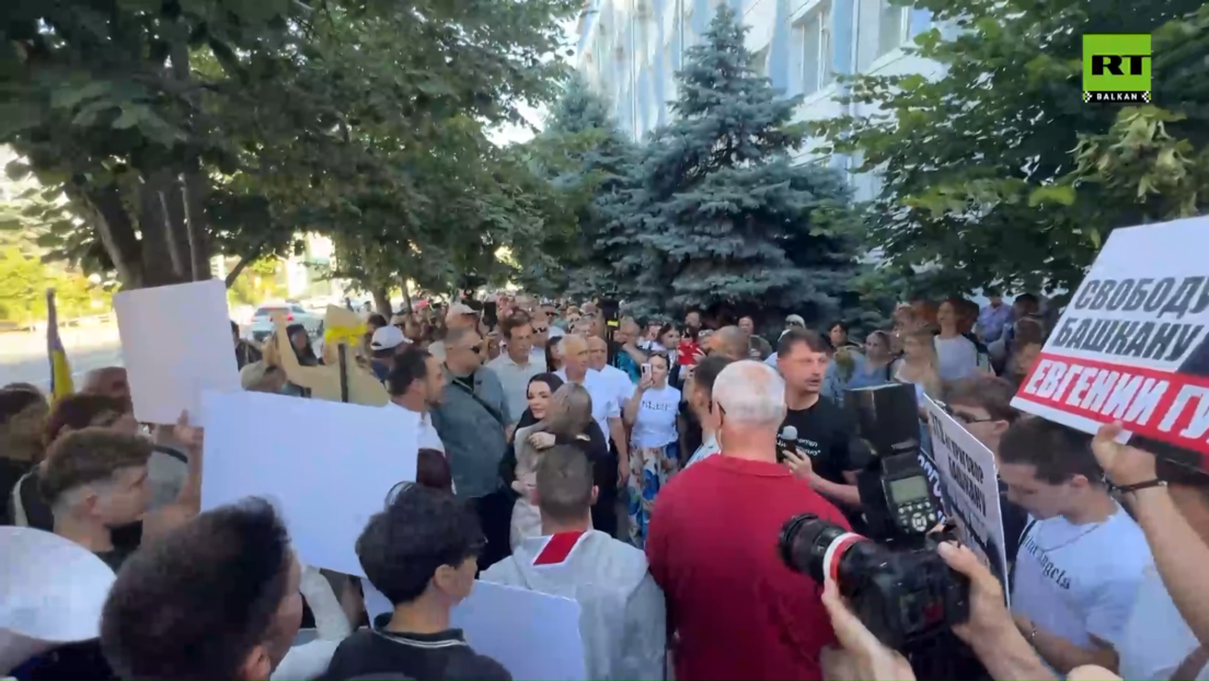 Protest ispred suda u Kišinjevu: Nove optužbe protiv Gucul (VIDEO)