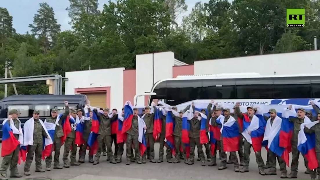 Nova grupa ruskih vojnika stigla kući