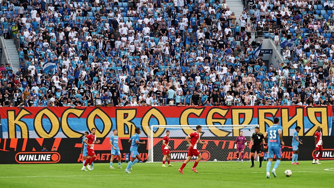 Zenit ponizio Vojvodinu 7:1 – poruka "Kosovo Srbija" na bolnoj generalnoj probi