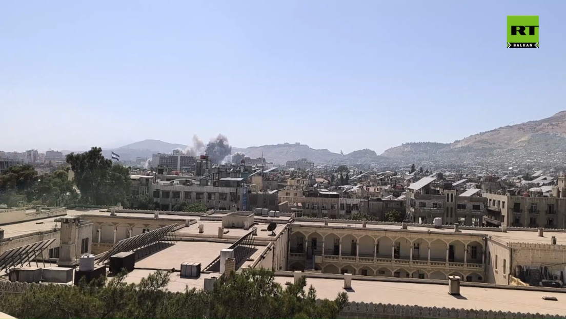 Izrael bombardovao Damask: Pogođen Generalštab, gomilaju vojsku na granici (VIDEO)
