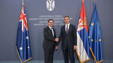 Đurić sa novim ambasadorom Australije: Izvestio ga o situaciji na Kosovu i Metohiji
