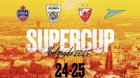 VTB Superkup se igra u Beogradu: Učestvuju Zvezda, CSKA, Zenit i Dubai