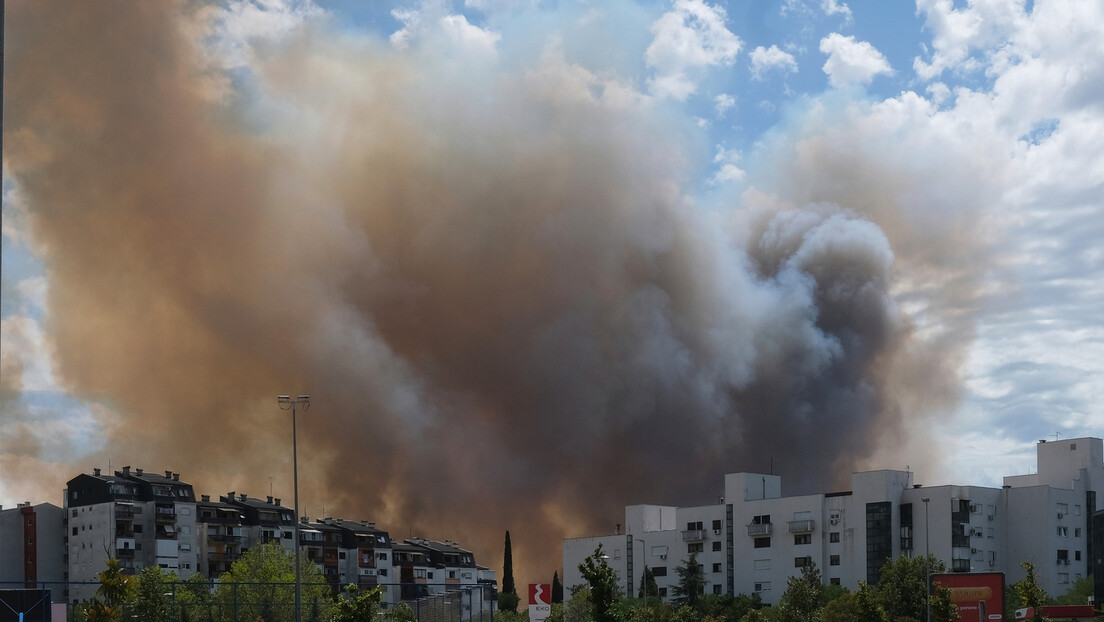 Crna Gora u borbi sa vatrenom stihijom: Podgorica osvanula prekrivena dimom, uhapšen Albanac