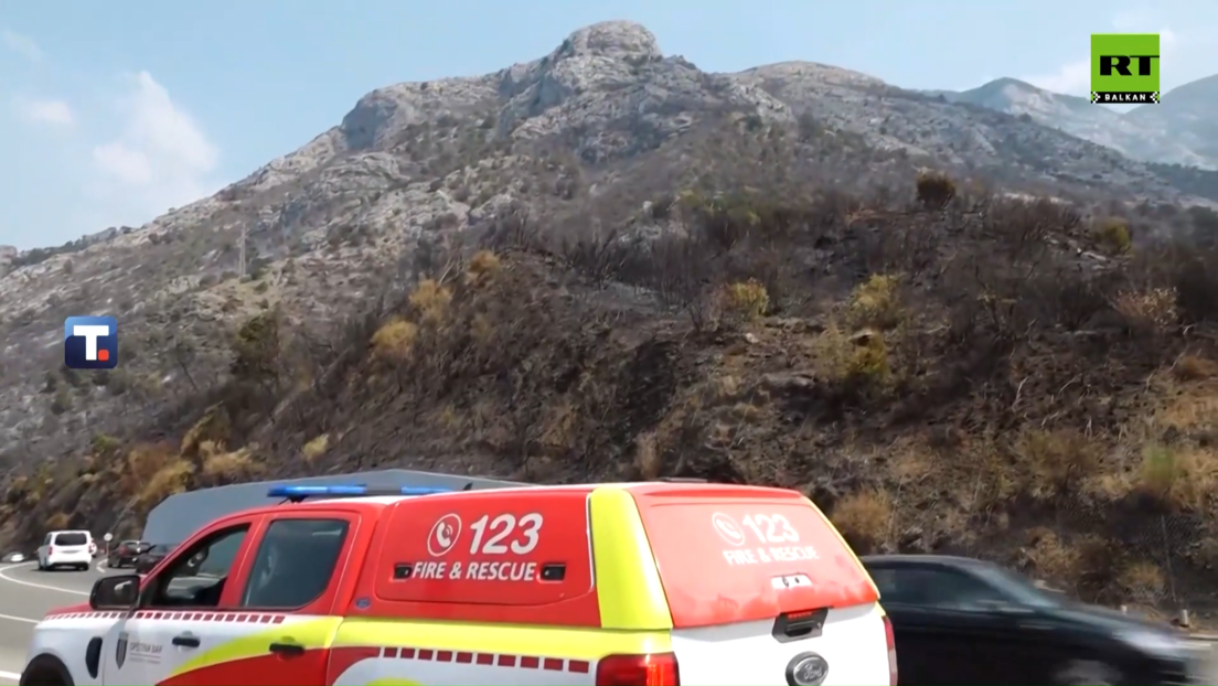 Borba sa požarima u Crnoj Gori i dalje traje: Policija dronovima traži piromane (VIDEO)