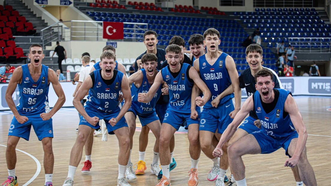 Srbija je u finalu Evropskog prvenstva, "orlići" pregazili Sloveniju