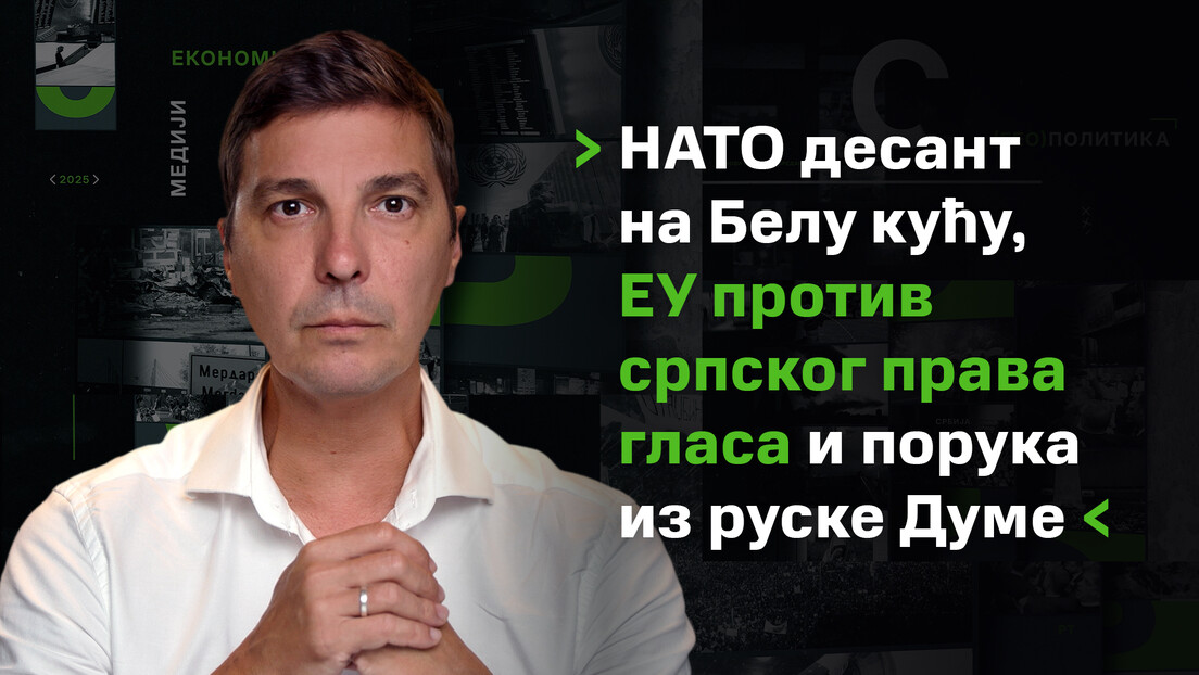 "OsvRT" sa Vrzićem: NATO desant na Belu kuću, EU protiv srpskog prava glasa i poruka iz ruske Dume