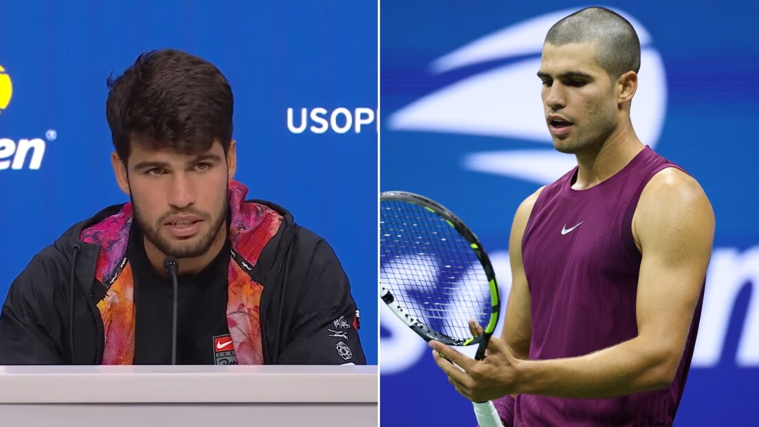 Alkaraz šokirao frizurom na Ju-Es openu: Publika mu zviždala, rival mu se smejao (VIDEO)