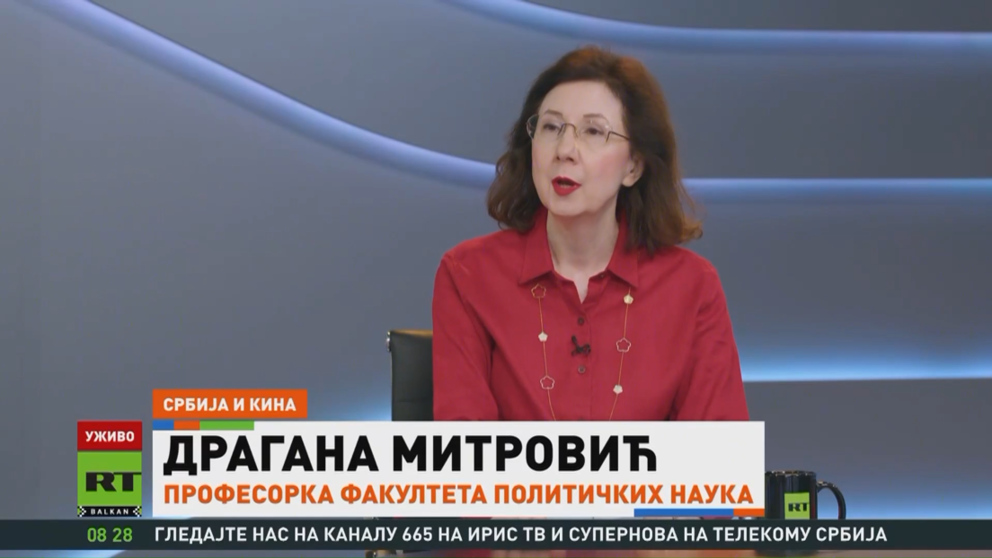 Драгана Митровић за РТ Балкан: Кина има огроман утицај у свету и њен глас много значи