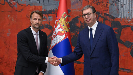 Vučić primio akreditivna pisma novog ambasadora EU u Srbiji