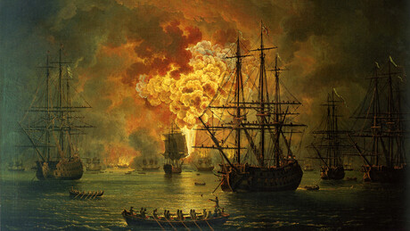 Sve za umetnost: Kako je Katarina Velika spalila brod zbog umetničke slike morske bitke