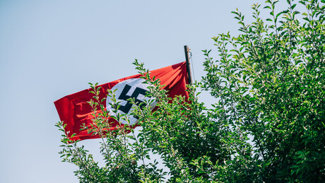 Ни не крију неонацизам: Украјинска судска службеница са нацистичком заставом (ФОТО)