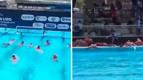 Pucnjava prekinula meč SP: Vaterpolistkinje izašle iz bazena i legle na tlo (VIDEO)