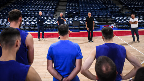 "Orlovi" raspoloženi i spremni za Sloveniju, Micić trenirao sa ekipom