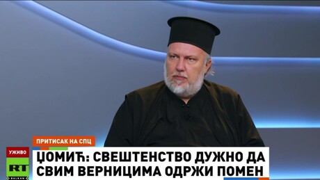 Velibor Džomić za RT Balkan: Postoji opasnost od novog udara na SPC u Crnoj Gori