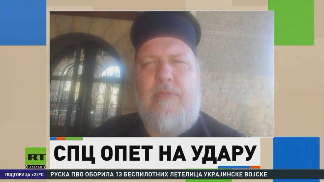Отац Велибор Џомић (СПЦ): Тужилаштво не зна шта се дешава у Беранама, али прати РТ Балкан у Београду