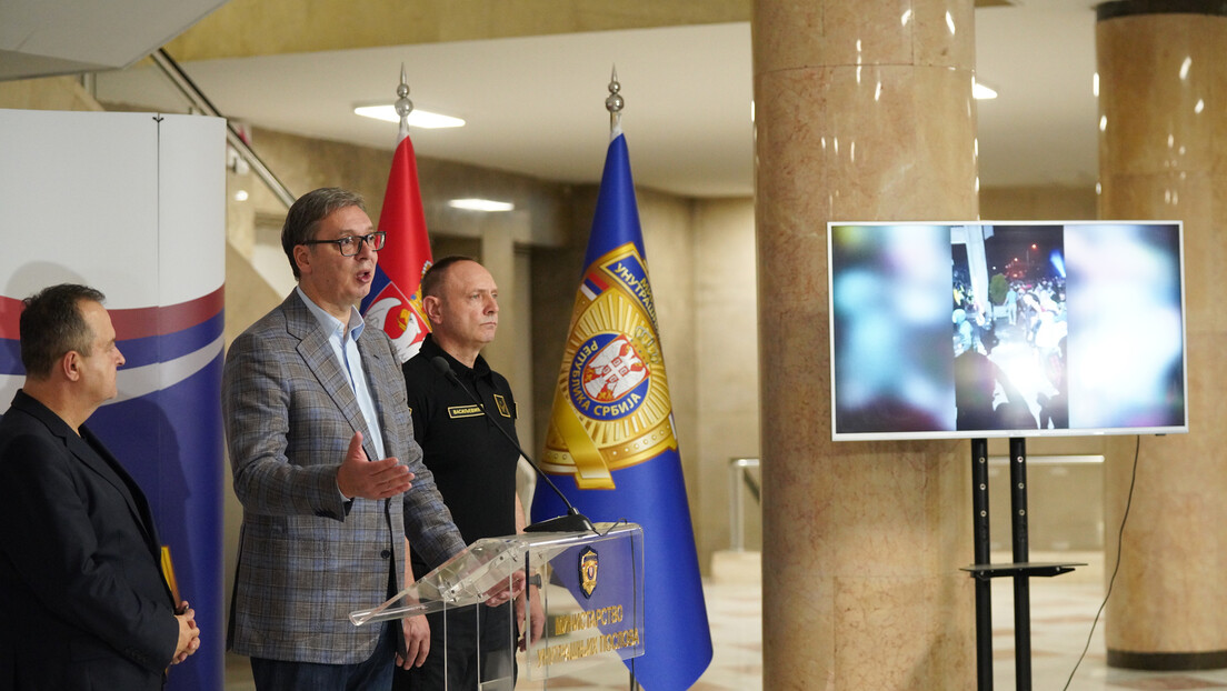 Вучић: Повређено 11 полицајаца, до сада је ухапшено више лица