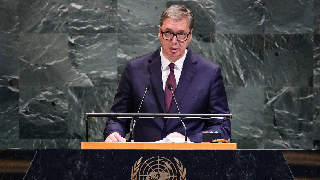 Vučić u UN: Srbi na KiM žive u dramatičnim okolnostima, svet je podeljen mržnjom
