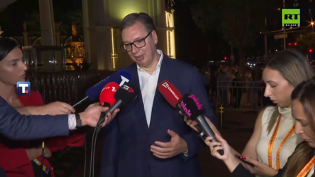 Вучић из Пекинга: Запад изненађен оним што је видео на паради (ВИДЕО)