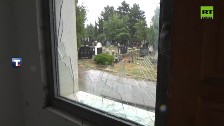 Oskrnavljena kapela na najvećem pravoslavnom groblju na KiM