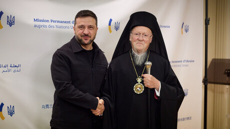 Зеленски у Њујорку: Са ММФ-ом о отимању руске имовине, са васељенским патријархом о отимању цркве