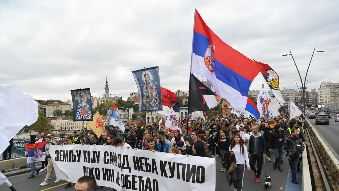 Još jedan protest studenata u blokadi: Za kolege sa Univerziteta u Prištini i narod sa KiM