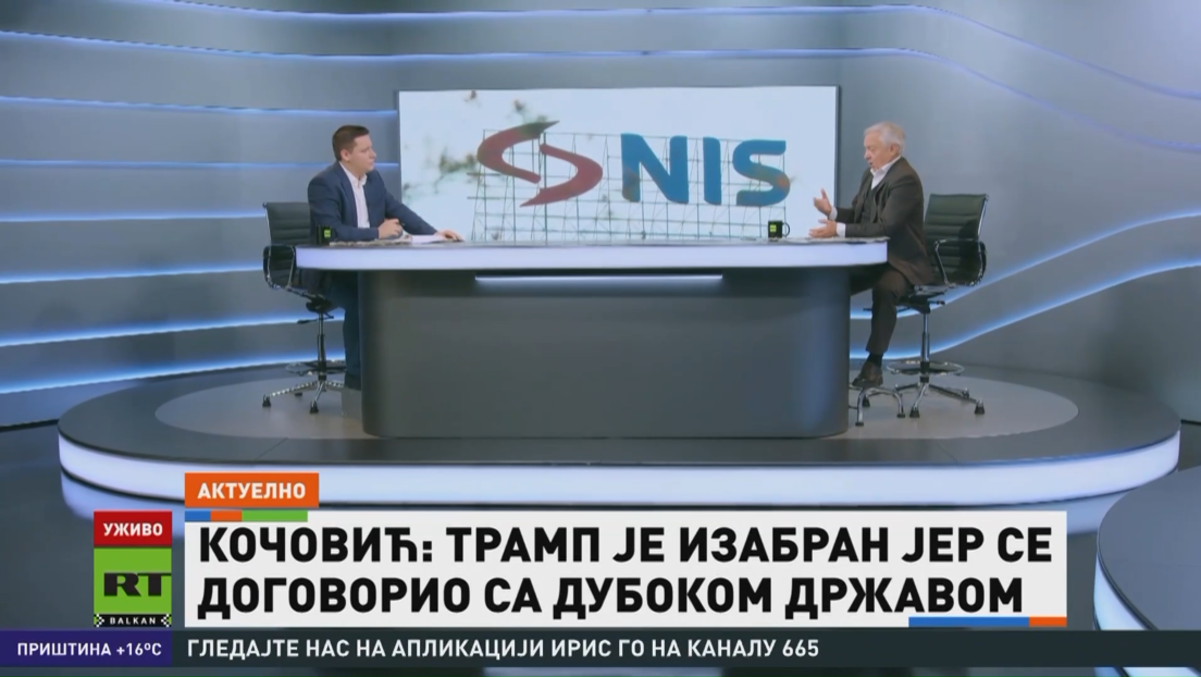 Кочовић о НИС-у: Санкције лепо упаковане да нанесу огромну штету нама и Руској Федерацији