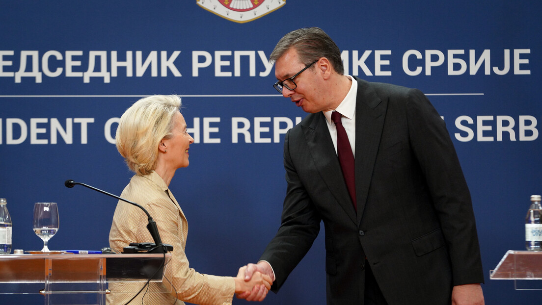 Fon der Lajenova traži da Srbija uvede sankcije Rusiji; Vučić: Na evropskom smo putu