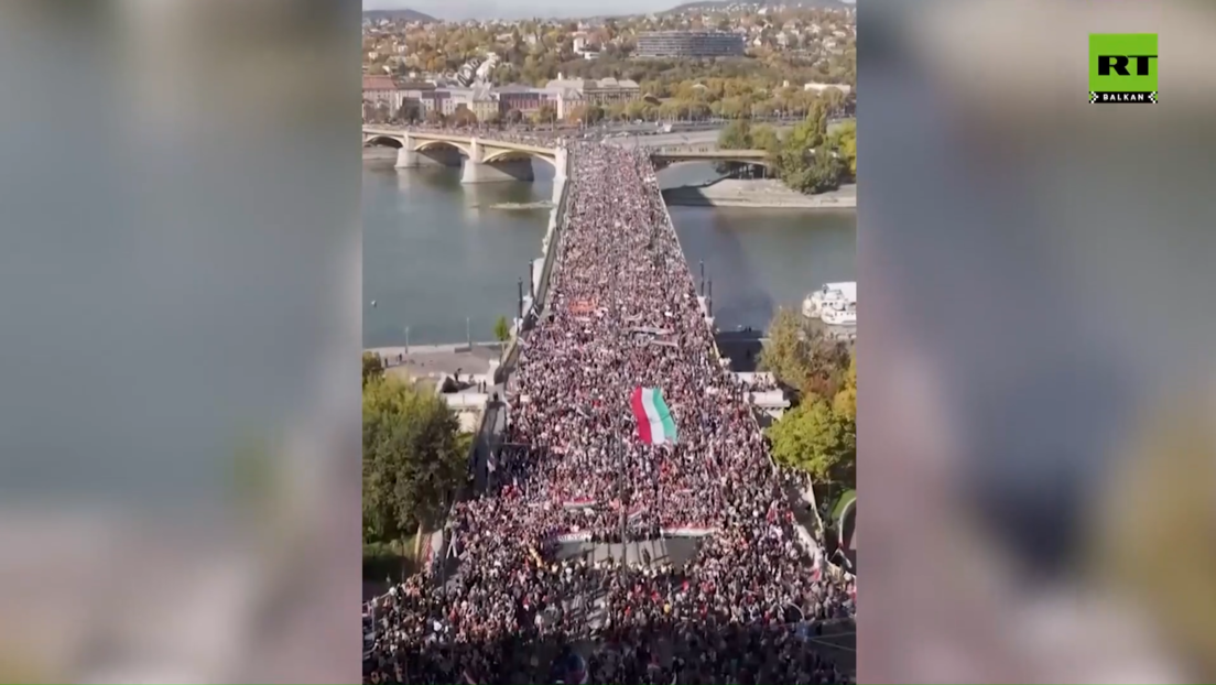 U Budimpešti "Marš mira", Orban: Nećemo ginuti za Ukrajinu po nalogu Brisela (VIDEO)