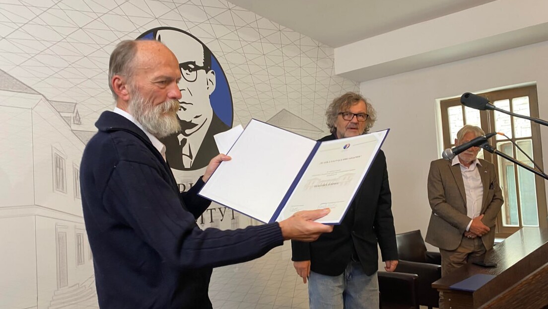 Svečanost u Andrićevom institutu u Andrićgradu: Jevriću i Bariku uručena "Velika nagrada Ivo Andrić"