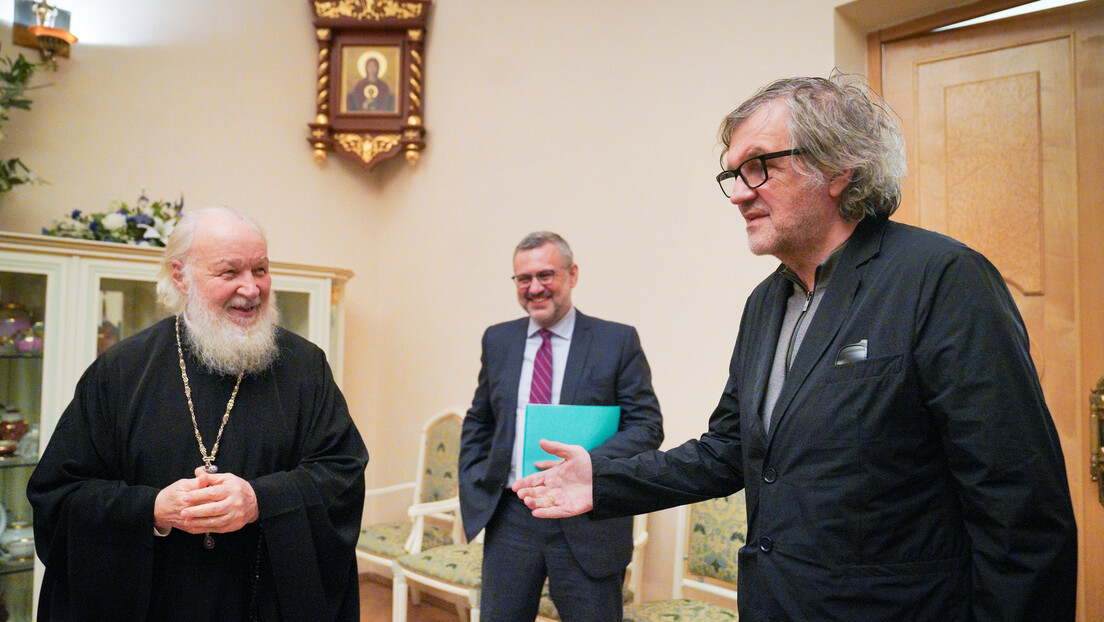 Kusturica se sastao sa ruskim patrijarhom Kirilom (FOTO)