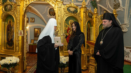 Tamara Vučić u Moskvi sa patrijarhom Kirilom: Dobila poruku za predsednika i srpski narod