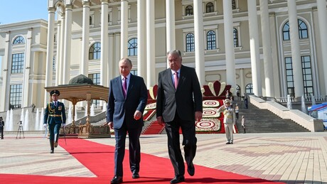 Путин у Таџикистану: Свечани дочек у Дворцу нације, више од 20 званичника у руској делегацији