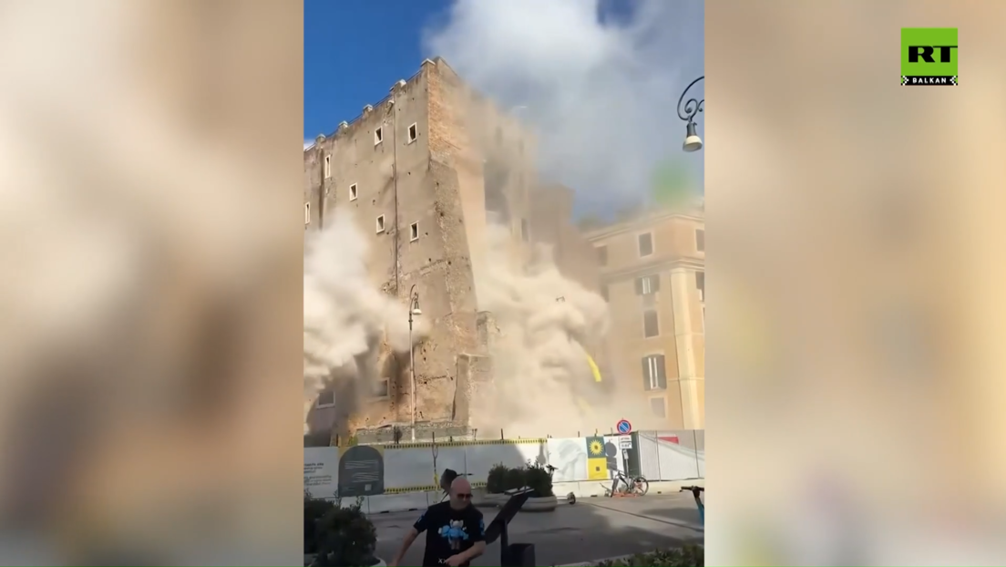 Urušila se Kontijeva kula u Rimu, Zaharova: Dok troše pare na Ukrajinu, Italija će se srušiti cela