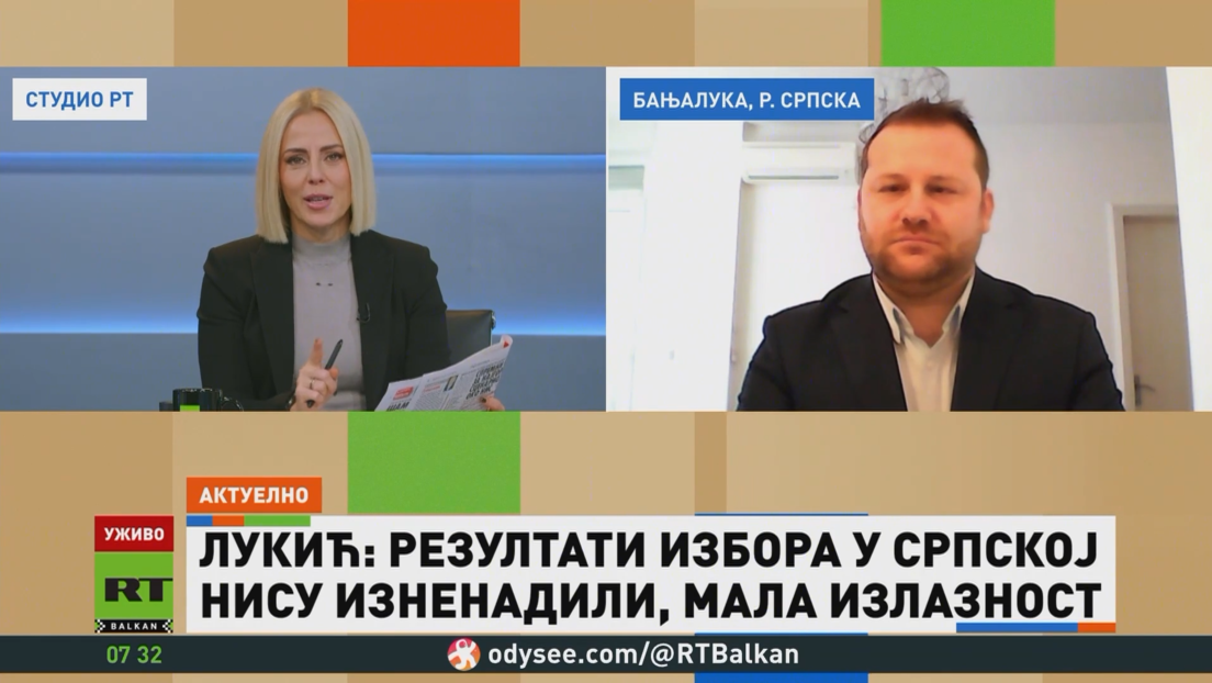 Лукић: Избори у Српској потврдили фактичко стање, Додик остаје најзначајнија политичка фигура