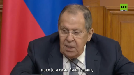 Лавров поручио ЕУ: Момци, већ сте имали шансу – сами сте је прокоцкали