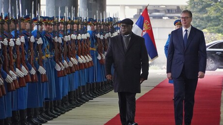 Вучић дочекао председника ДР Конго