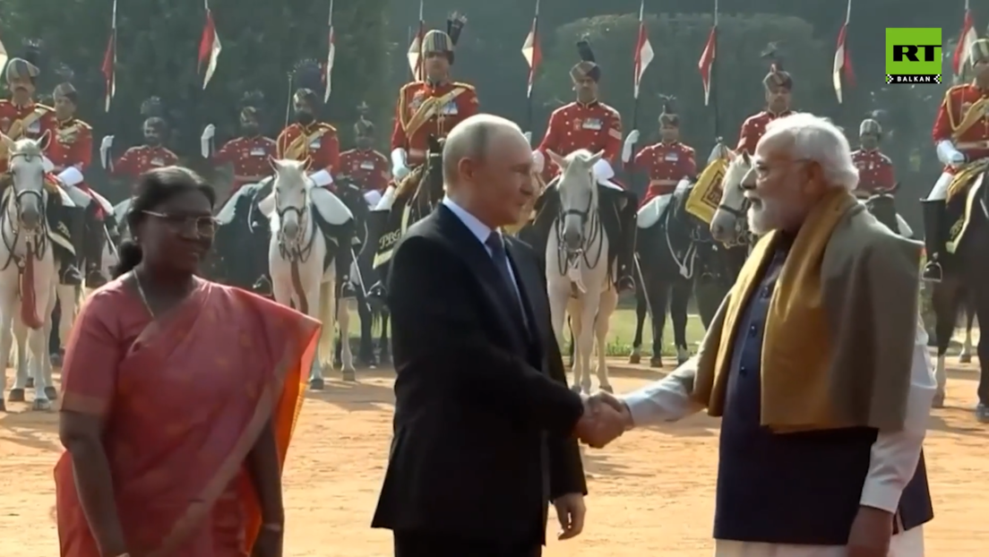 УЖИВО Путин у Индији: Почео састанак са Модијем, важне теме на столу (ВИДЕО)