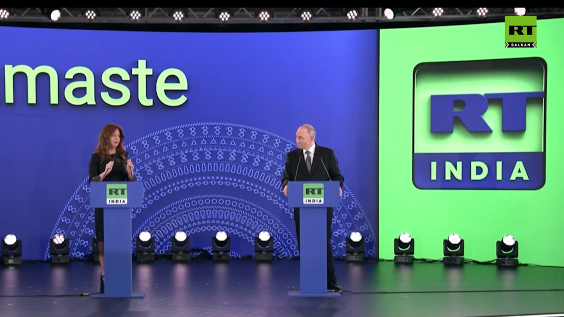 Putin i Simonjan pokrenuli emitovanje kanala RT Indija: "Napred!"