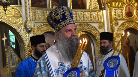 Патријарх Порфирије на позив краља Абдулаха на Међународној конференцији у Јордану